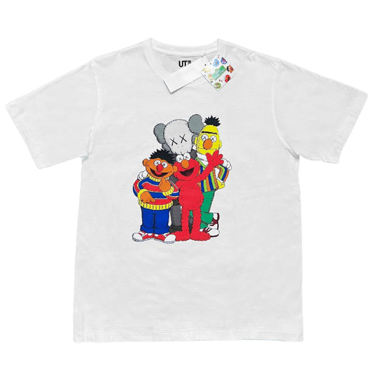 Kaws x Sesame Street Group T Shirt - Sz L