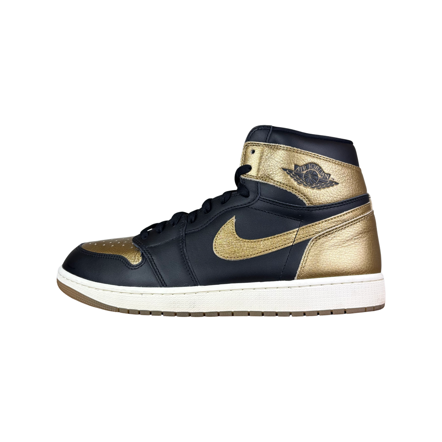 Used Jordan 1 Black and Gold - Sz 13