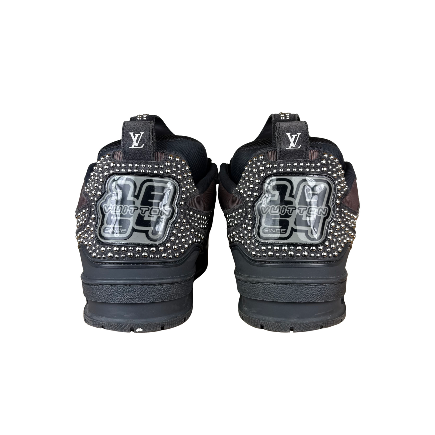 Used Louis Vuitton Skate Sneaker Grey Studded - Sz 8