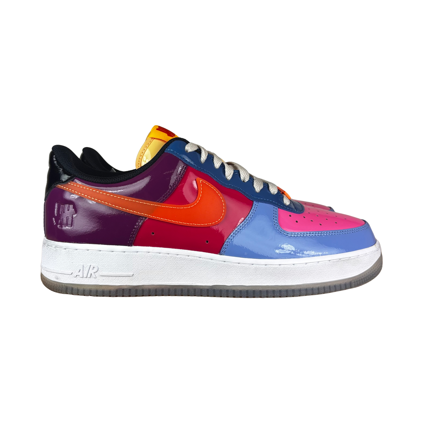 Used Nike Air Force 1 Low SP Undefeated Multi-Patent Total Orange - Sz 10.5