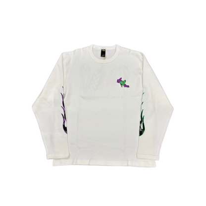 Matty Boy Anti Promo Flames Thermal - White