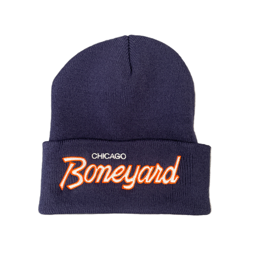 Boneyard Bears Script Beanie