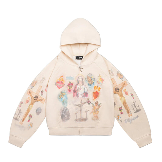 We Are Righteous Thermal Zip Up