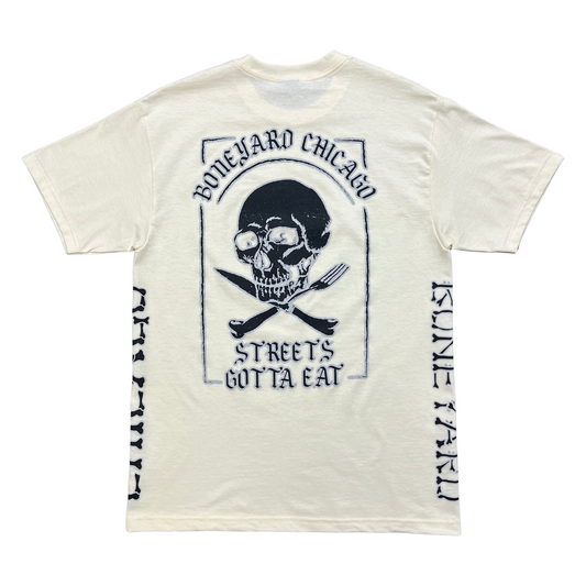 Boneyard Gang T - Cream