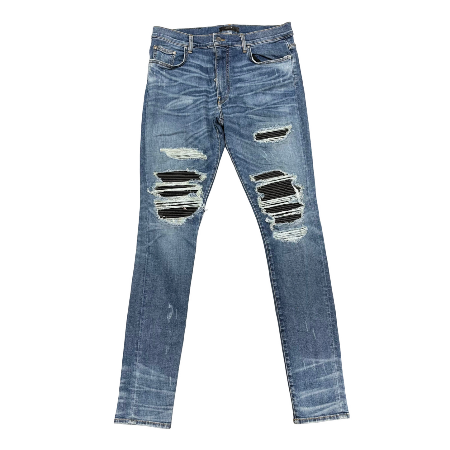 Used Amiri MX1 Black Patch - Sz 34