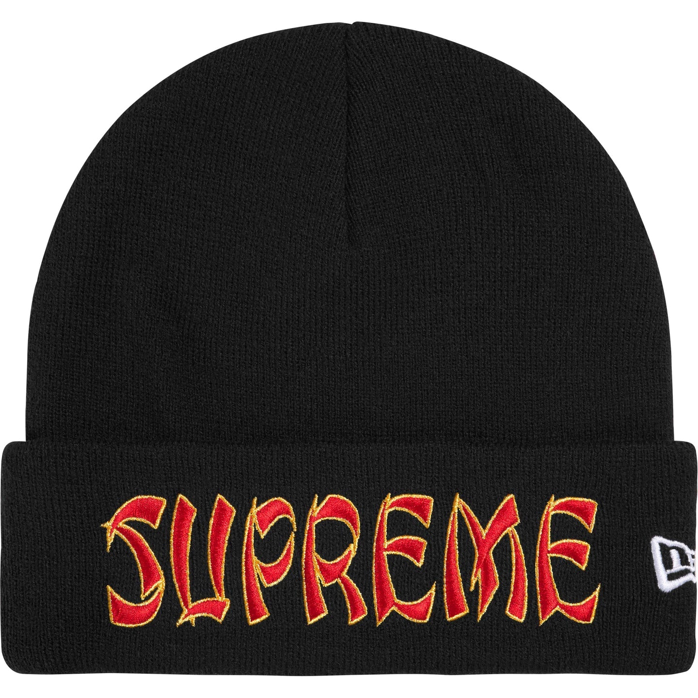 Supreme New Era Action Beanie - Black