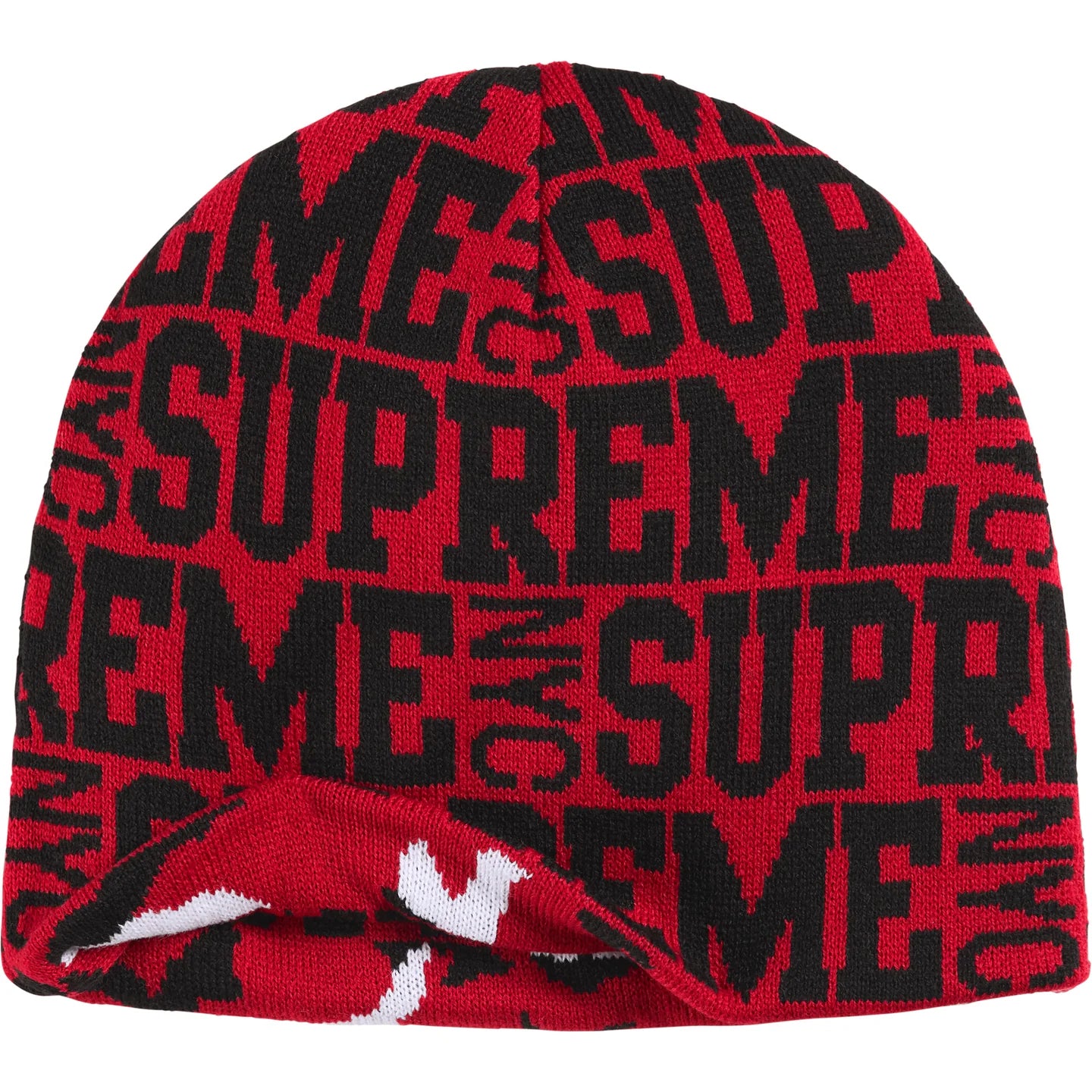 Supreme Reversible Camo Beanie - Red