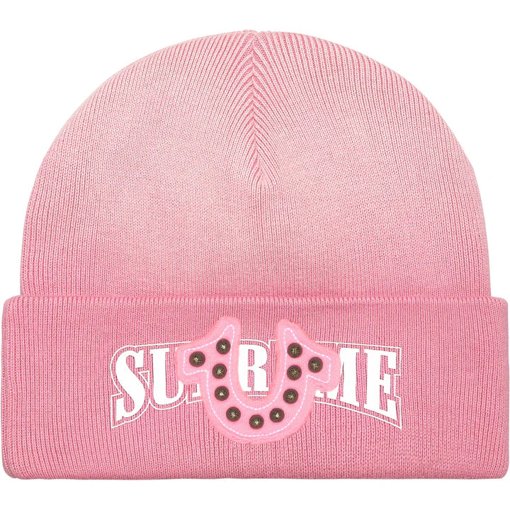 Supreme True Religion Beanie - Pink