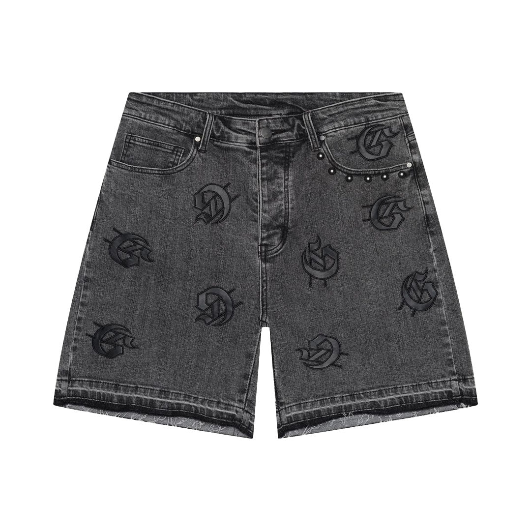 Godspeed Faded Gray Denim Shorts