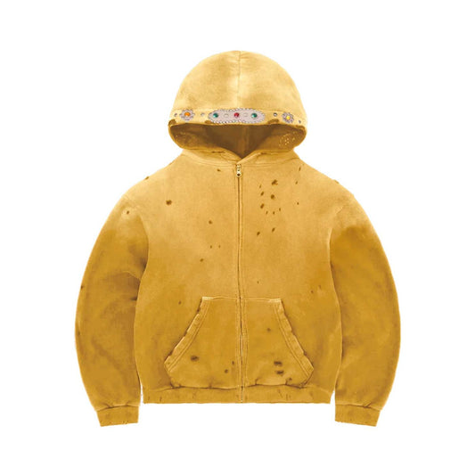 Bravest Studios Sapphire Zip Up Hoodie Yellow