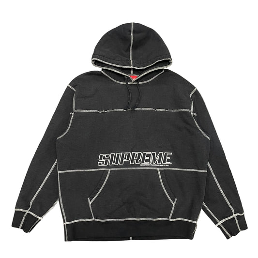 Used Supreme Coverstitch Hoody - Sz L