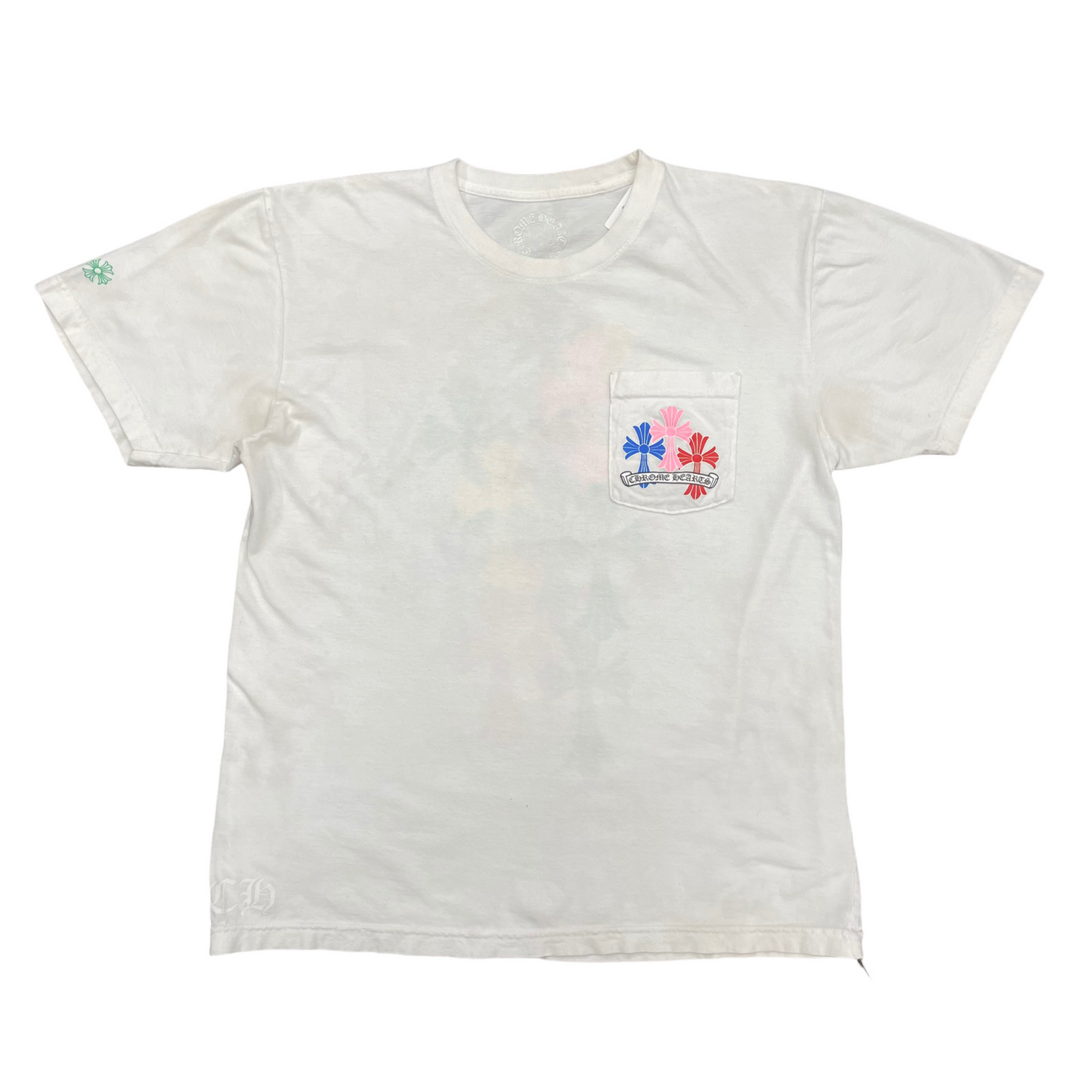 Used Chrome Hearts Multi Color Tee - Sz L