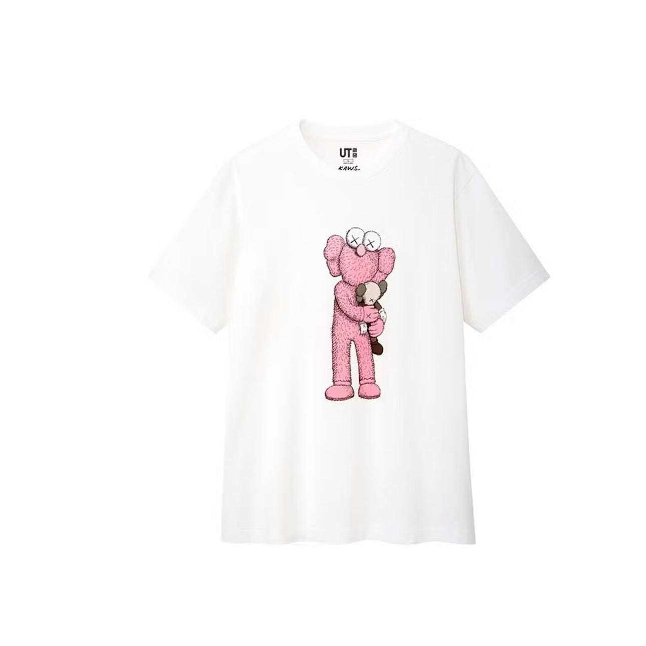 Kaws x Uniqlo Pink BFF Tee - Sz M