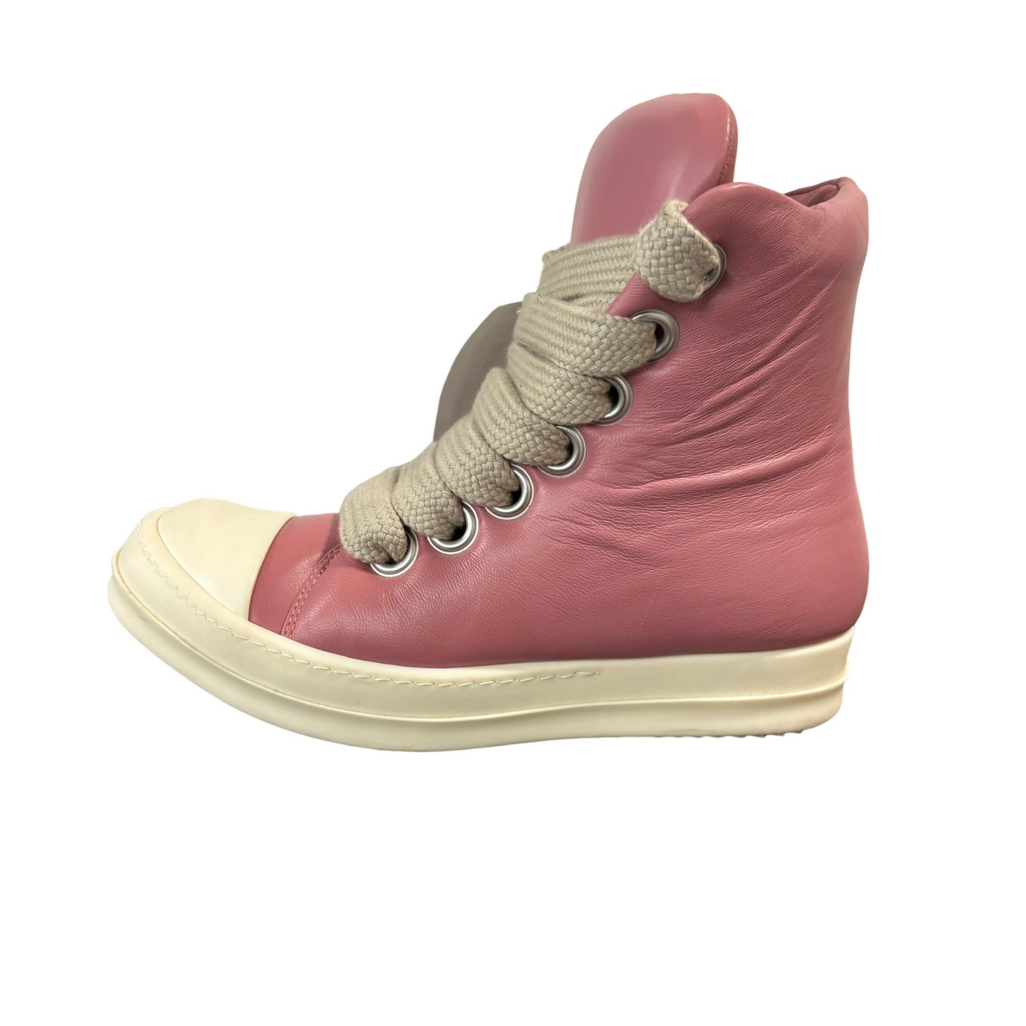 Used Rick Owens Jumbo Laced Padded Sneakers - Sz 39