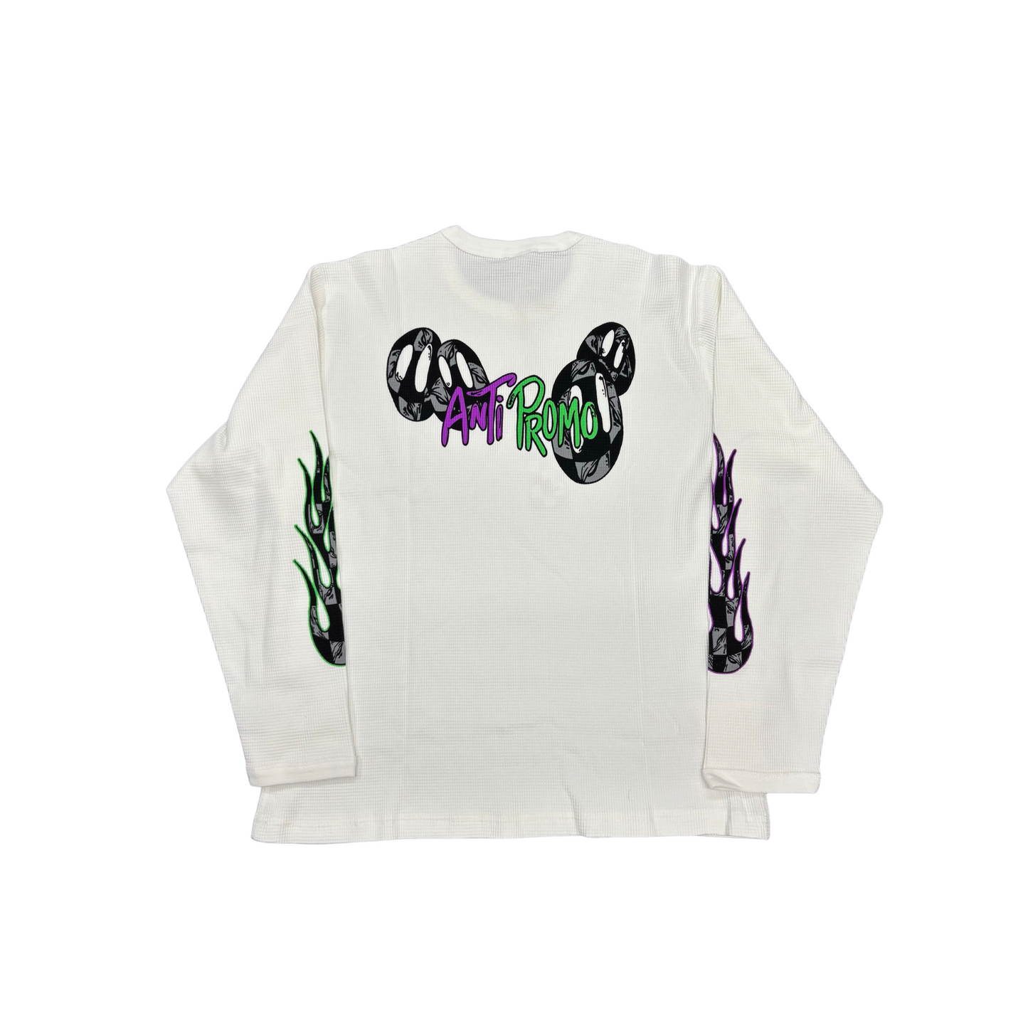 Matty Boy Anti Promo Flames Thermal - White
