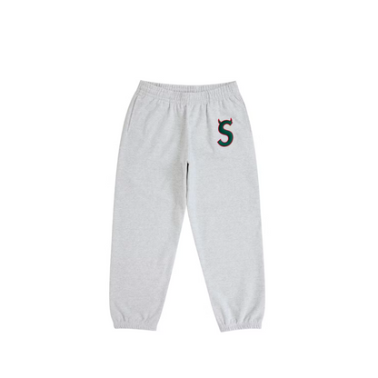 Supreme S Devil Logo Zip Up Fit - Grey