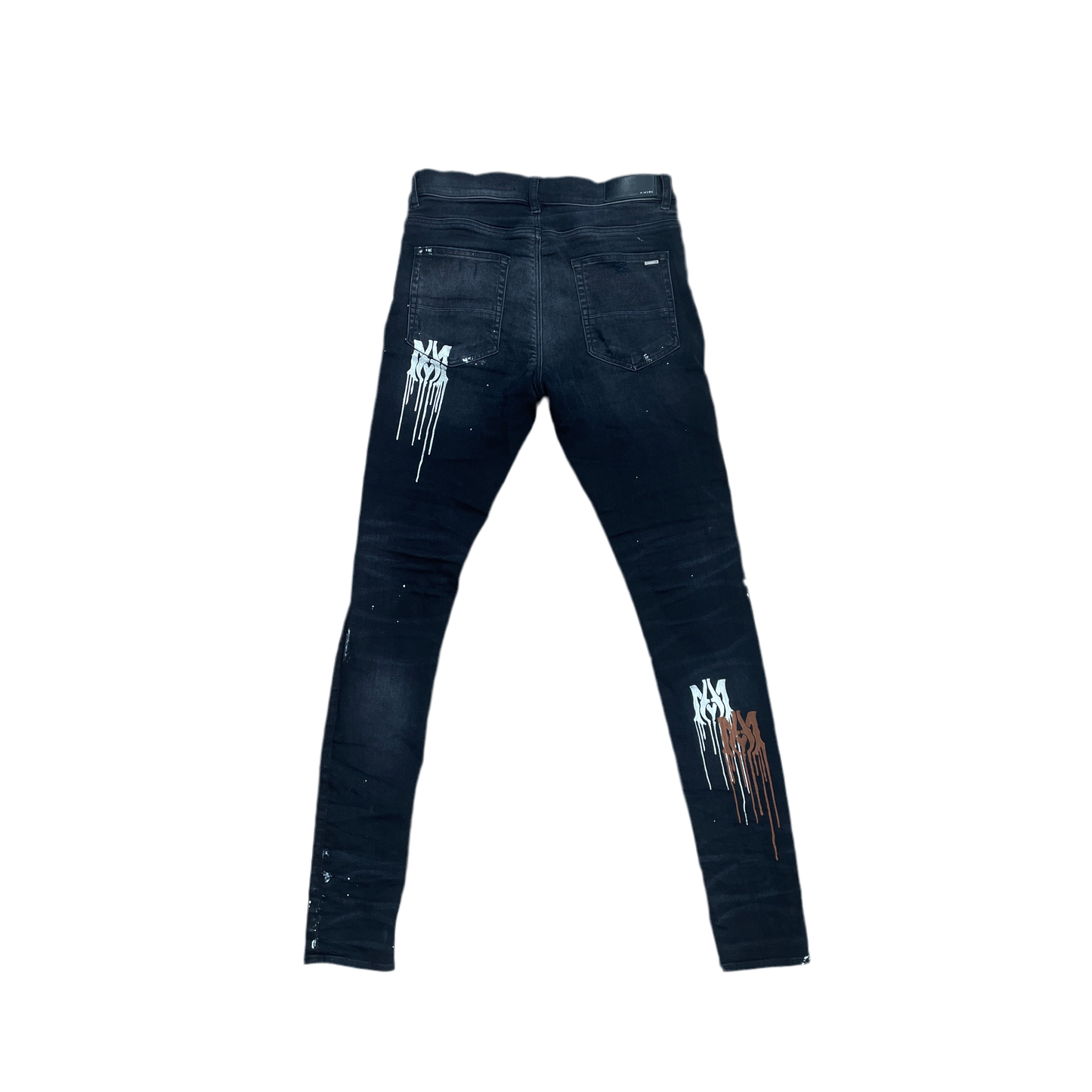 Used Amiri Drip Logo - Sz 32