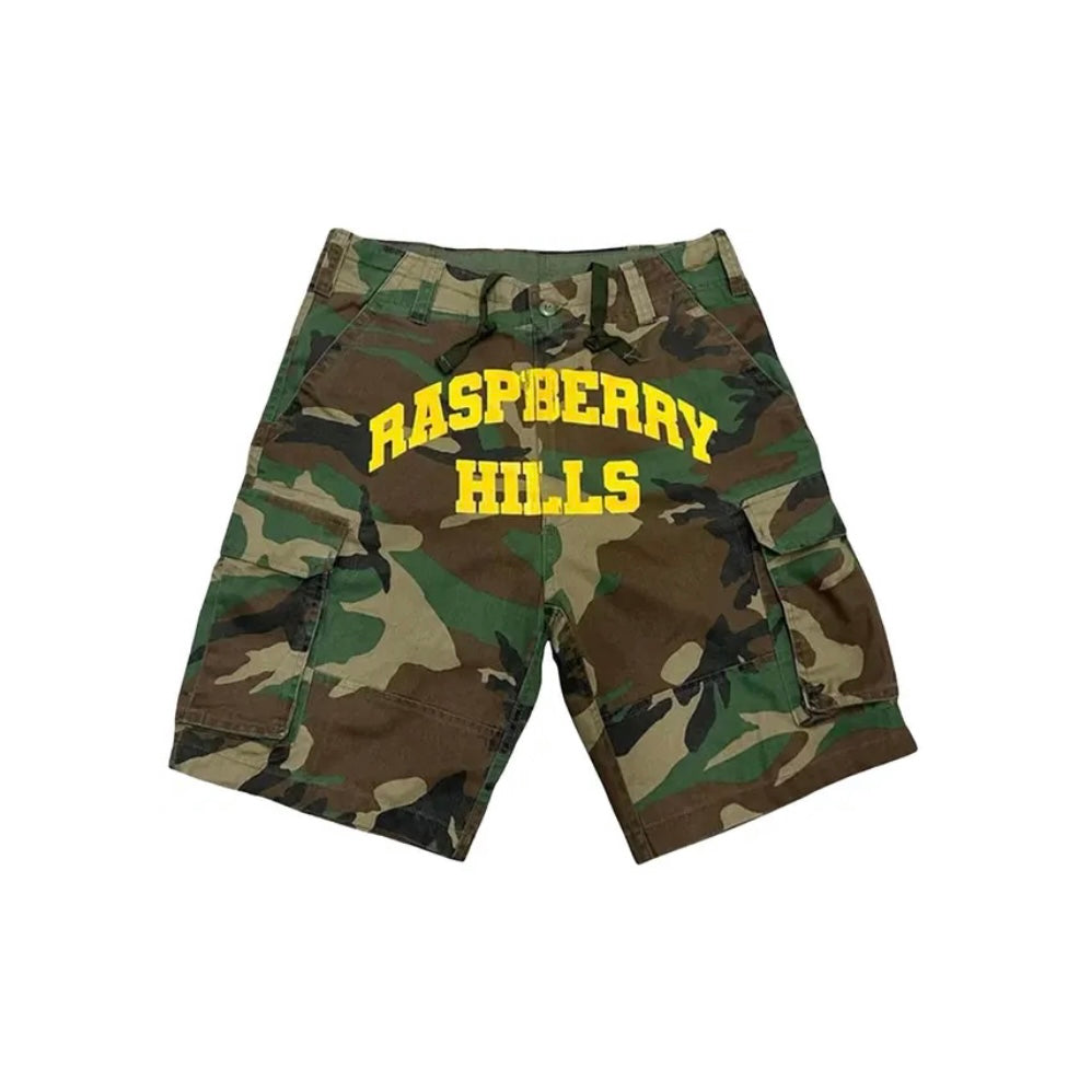 GV Gallery Raspberry Hills Logo Cargo Shorts Camo