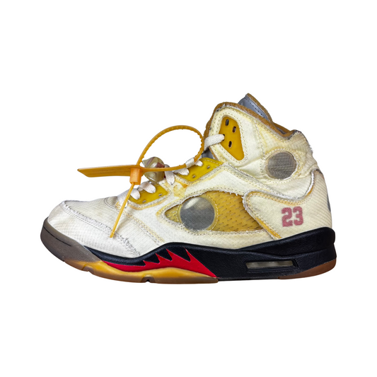 Used Jordan 5 Off-White Sail - Sz 11.5