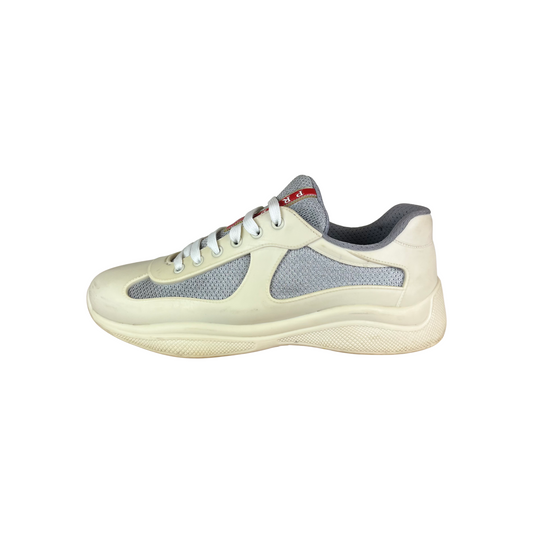 Used Prada America Cups Sneaker Cream - Sz 9