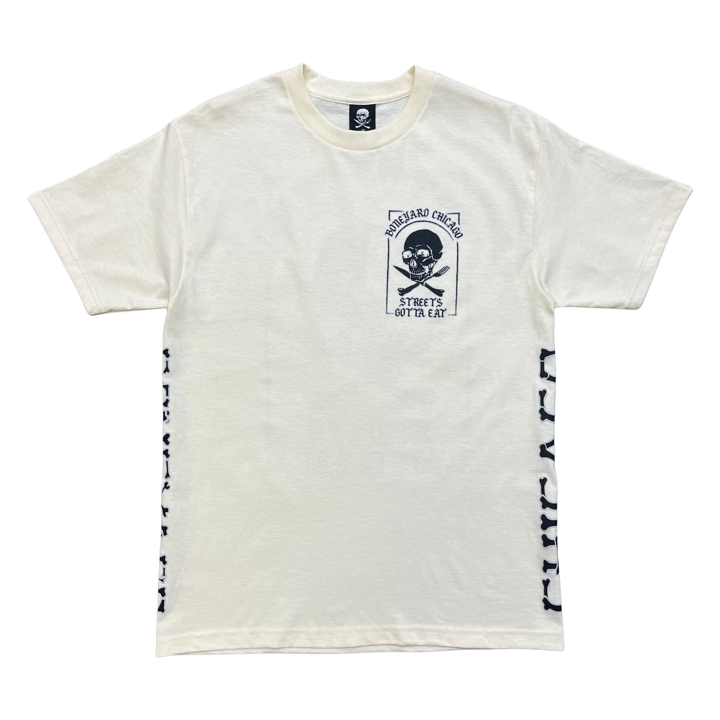 Boneyard Gang T - Cream