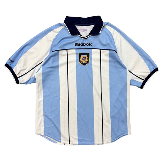 Vtg 2001 Reebok Argentina Soccer Jersey