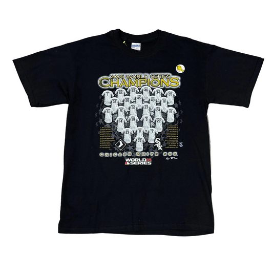 Chicago White Sox 2005 Championship Roster Tee - Black