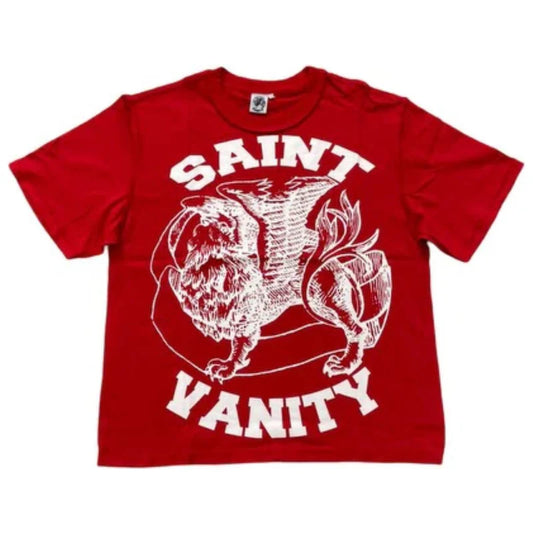 Saint Vanity Red Griffin T-Shirt