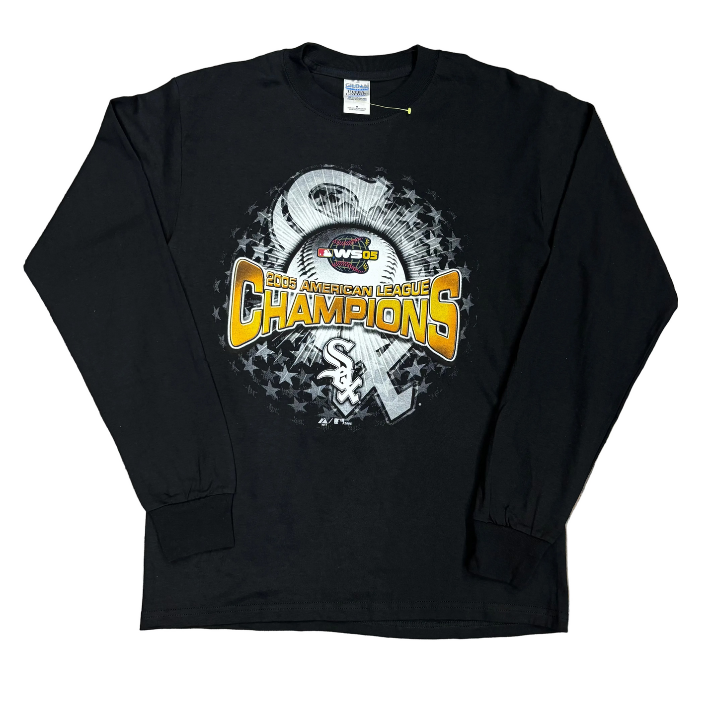 Chicago White Sox 2005 Championship L/S Tee - Black