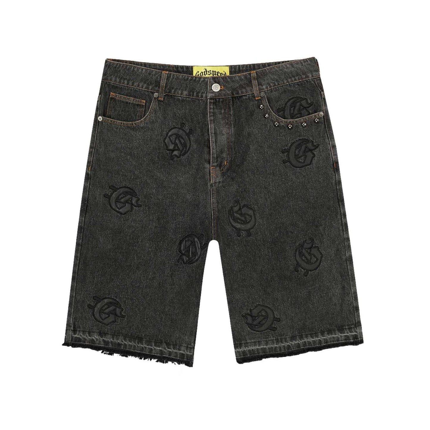 Godspeed Infinity Denim Shorts Black Boom