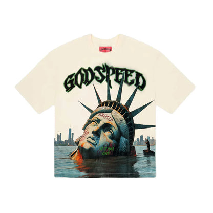 Godspeed Miami Sunken Liberty Tee Cream