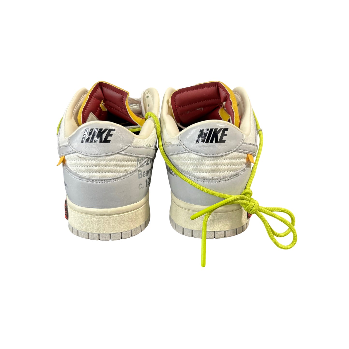 Used Off-White Lot 8 Dunk - Sz 12