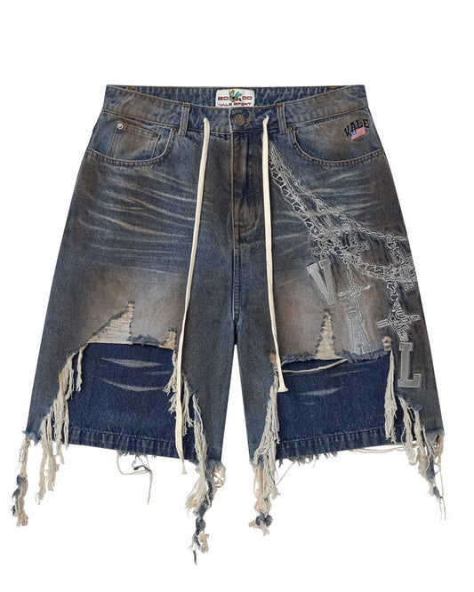 Vale Forever - Chain Jorts - Blue