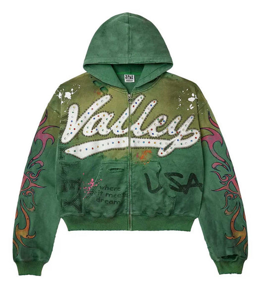 Vale Forever - Inferno Zip Up - Green