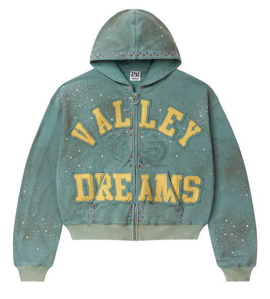 Vale Forever - Bank Zip Up - Green