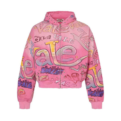 Vale Forever Bubblegum Zip Up - Pink