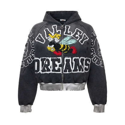 Vale Forever Anthem Zip Up - Black