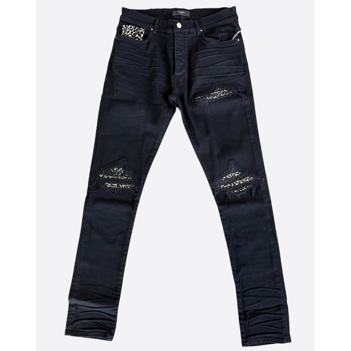 Amiri Leopard MX1 Denim