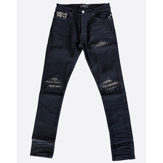 Amiri Leopard MX1 Denim