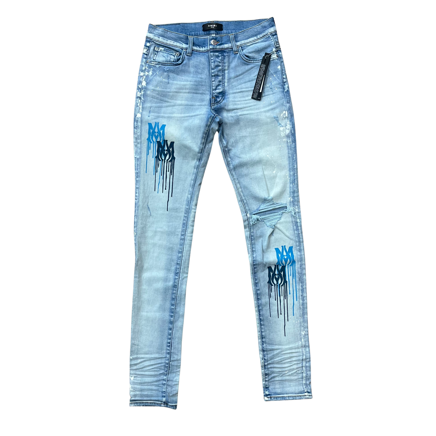 Amiri MX1 Paint Splatter Jeans - Sz 31