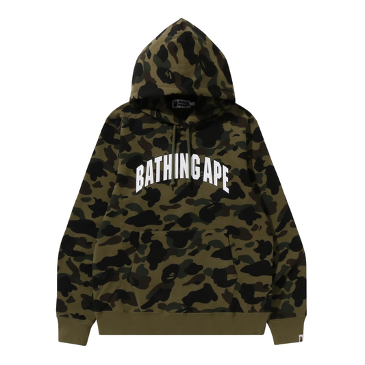 Bape Camo Arch Hoodie - Green