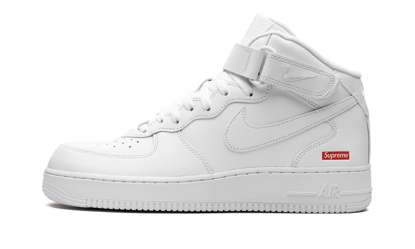 Supreme Air Force 1 Mid (White)