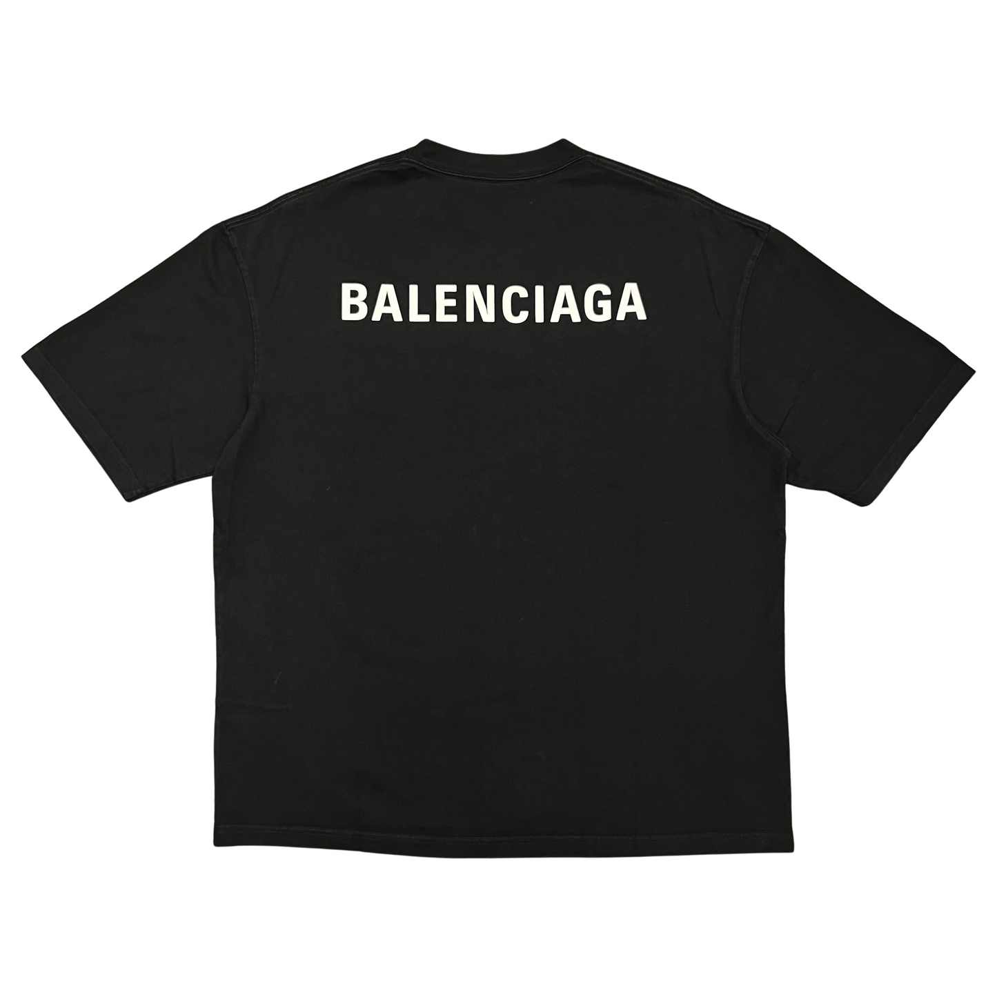 Used Balenciaga Logo T-Shirt - Sz S