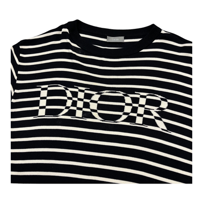 Used Dior Logo Knit T Shirt - Sz S