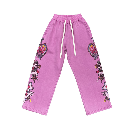 We Are Righteous Risen King Sweatpants Purple