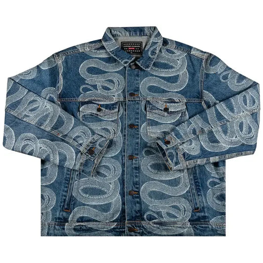 Supreme Hysteric Glamour Snake Denim Trucker