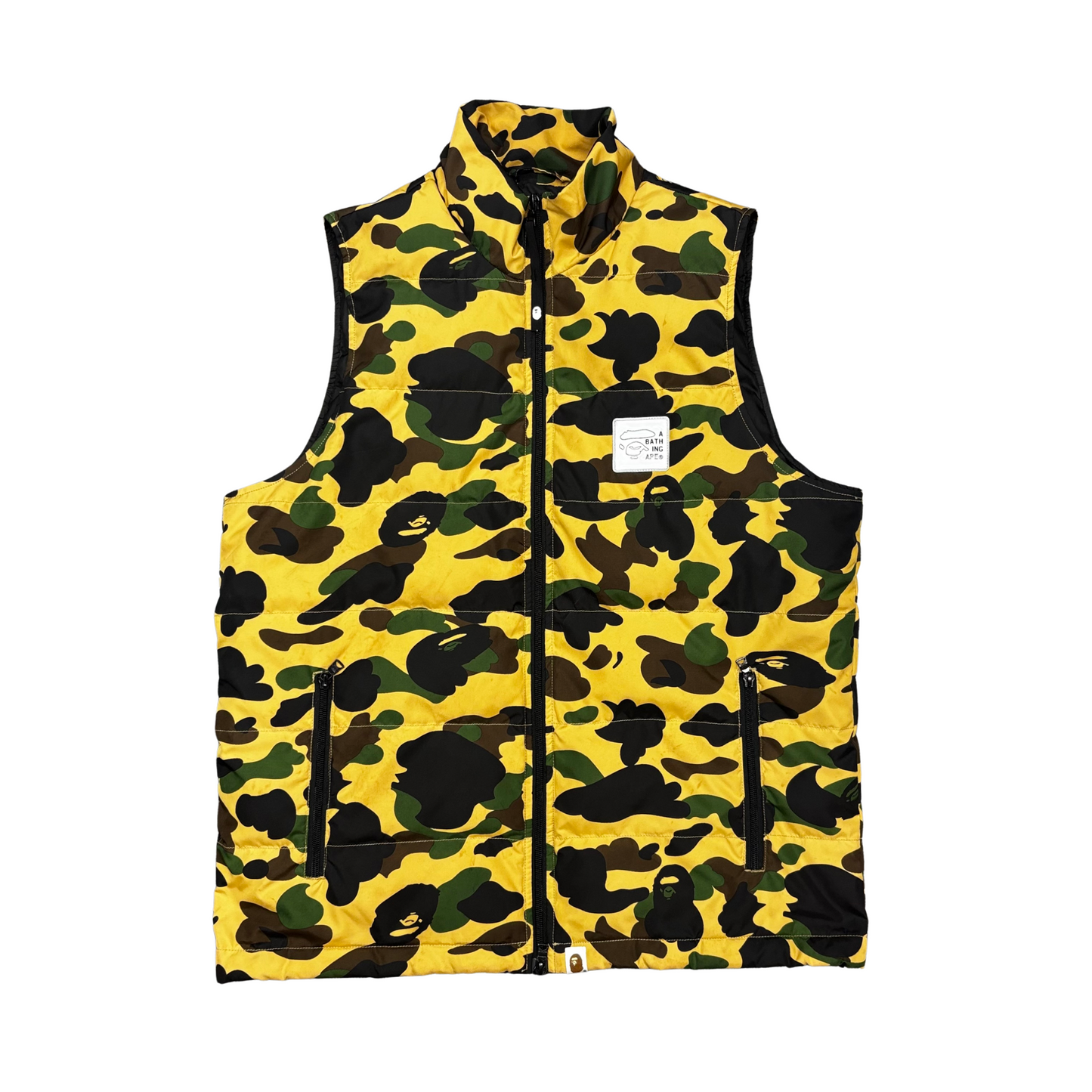 Used Bape Camo Vest - Sz L