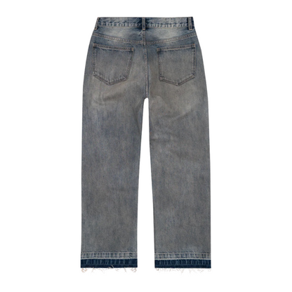 Bravest Studios Blue Dirty Wash Denim