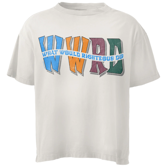 We Are Righteous WWRD Tee - Beige