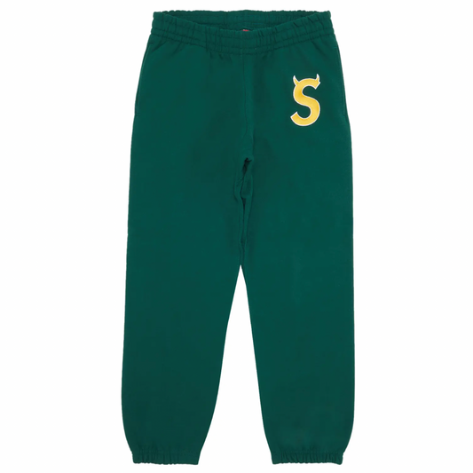 Supreme S Logo Sweatpants Green